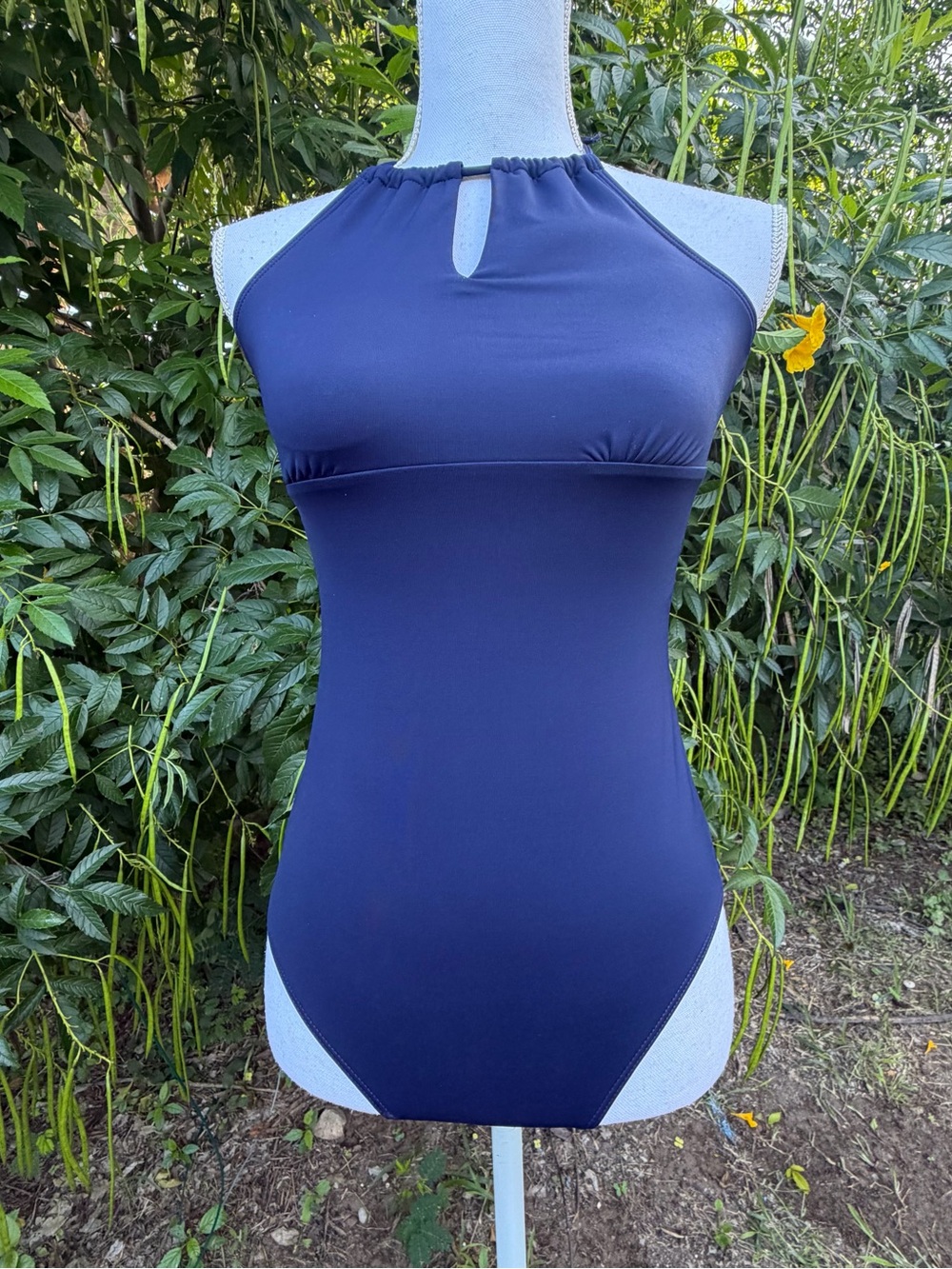 ❤️Athleta XS, Navy Halter One-Piece Swimsuit - Women Swim